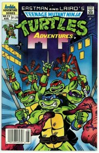 Teenage Mutant Ninja Turtles Adventures #23 (1989 8.0 VF 1st App Slash Newsstand