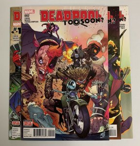 Deadpool Too Soon #1-4 Set (Marvel 2016) 1 2 3 4 Joshua Corin (9.2+)