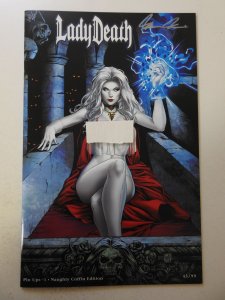 Lady Death: Pin Ups Naughty Coffin Edition (2014) NM Condition! Signed W/ COA!