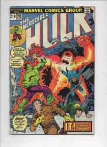 HULK #166, VG-, Incredible, Bruce Banner,  ZzzaX, 1968 1973, more in store