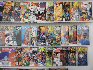 Huge Lot 190+ Comics W/ Venom, Ghost Rider, Spider-Man, Flash+ Avg Fine Cond!!