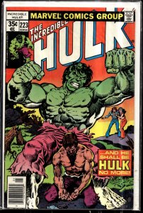 The Incredible Hulk #223 (1978) Hulk