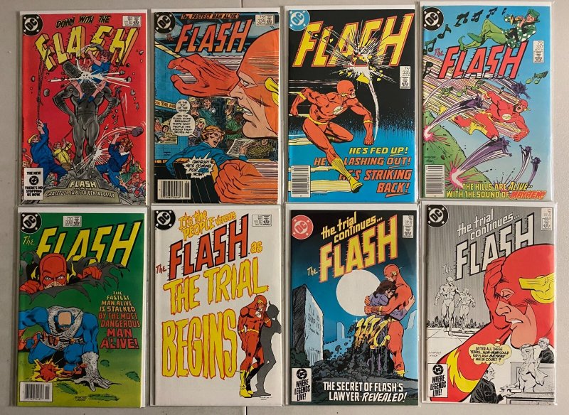 Flash lot #300-350 (last issue) DC (average 6.0 FN) 30 diff (1981-'85)