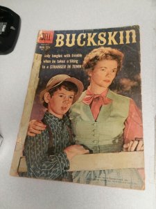 Buckskin #1011(#1) dell comics 1959 Jody & Annie O’Connell photo cover western