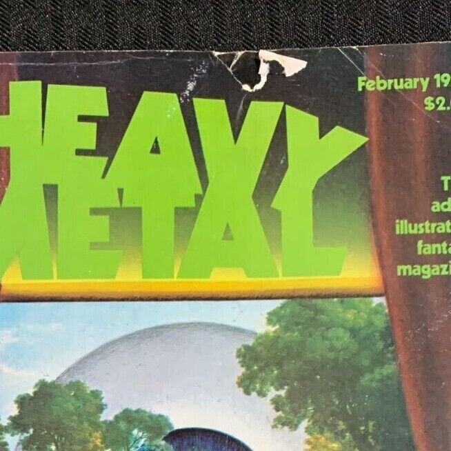 1980 Feb HEAVY METAL Magazine VG- 3.5 Richard Corben / Patrick Couratin Cover