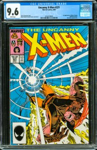 The Uncanny X-Men #221 (1987) CGC Graded 9.6 - 1st app of Mister Sinister