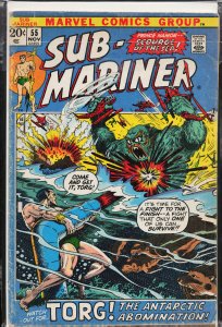Sub-Mariner #55 (1972) Namor the Sub-Mariner