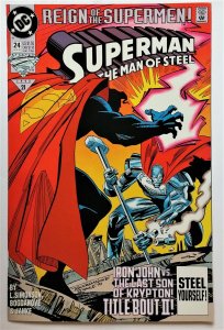 Superman: The Man of Steel #24 (Aug 1993, DC) VF/NM