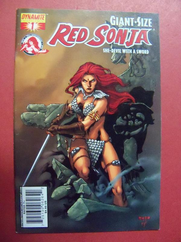 RED SONJA GIANT-SIZE #1 MEL RUBI VARIANT COVER (NM 9.4 or Better) 2005 - 2013