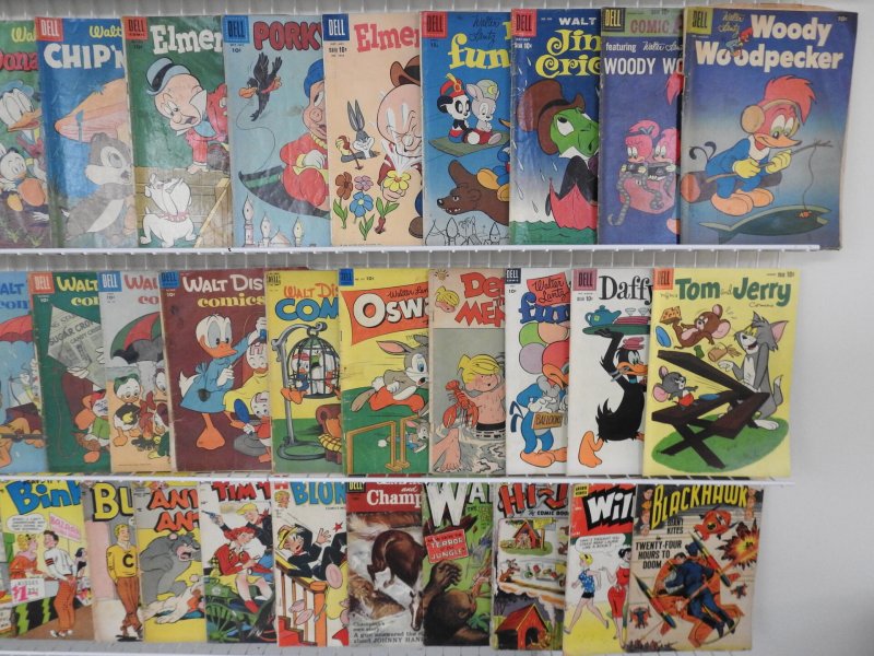 Huge Lot of Gold/Bronze/Silver Age Comics W/ Iron Man, Donald Duck and more!