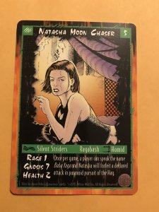 NATASHA MOONCHASER: RAGE Werewolf LIMITED Character Card; White Wolf TCG, Rare