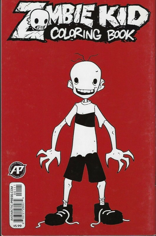 Zombie Kid Diaries Coloring Book !!!  Antarctic Press !!!    NM