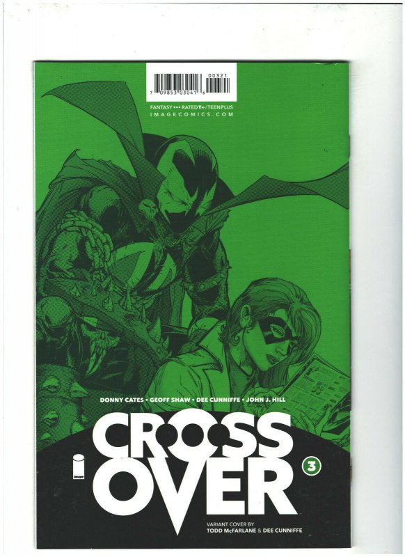 Crossover #3 VF/NM 9.0 Image Comics Todd McFarlane Spawn Cover, Donny Cates