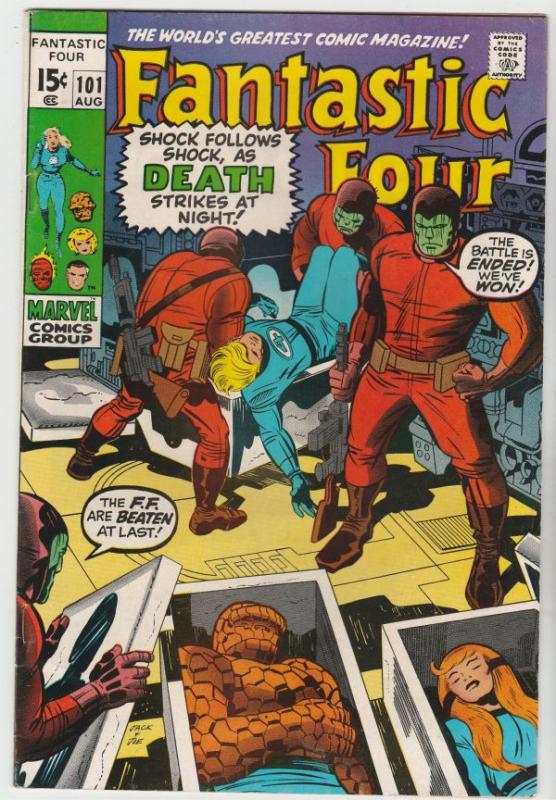 Fantastic Four #101 (Aug-70) NM- High-Grade Fantastic Four, Mr. Fantastic (Re...