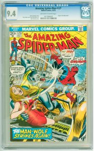 The Amazing Spider-Man #125 (1973) CGC 9.4!