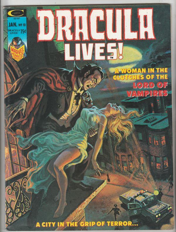 Dracula Lives #10 (Sep-73) VF High-Grade Dracula