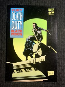 1995 BLACK WIDOW FURY Death Duty SC FVF 7.0 1st Marvel Comics