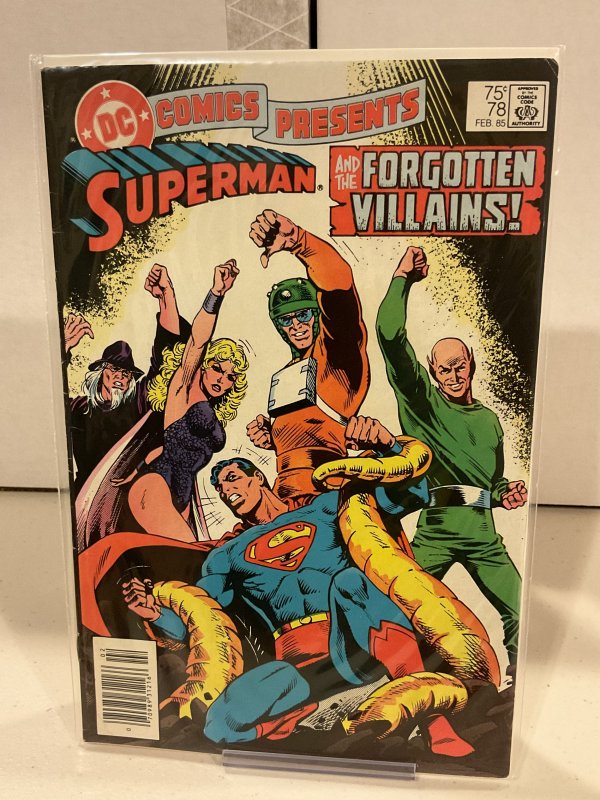 DC Comics Presents #78 1985 Superman! Forgotten Villains 9.0 (our highest grade)