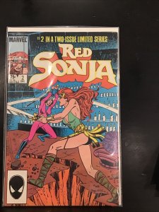 Red Sonja #2 ORIGINAL Vintage 1985 Marvel Comics ? Movie Rare HTF Sci Fi MCU