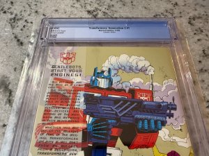 Transformers Generation 2 # 1 CGC Graded 9.8 Marvel Comic Book 1993 Foil JH34
