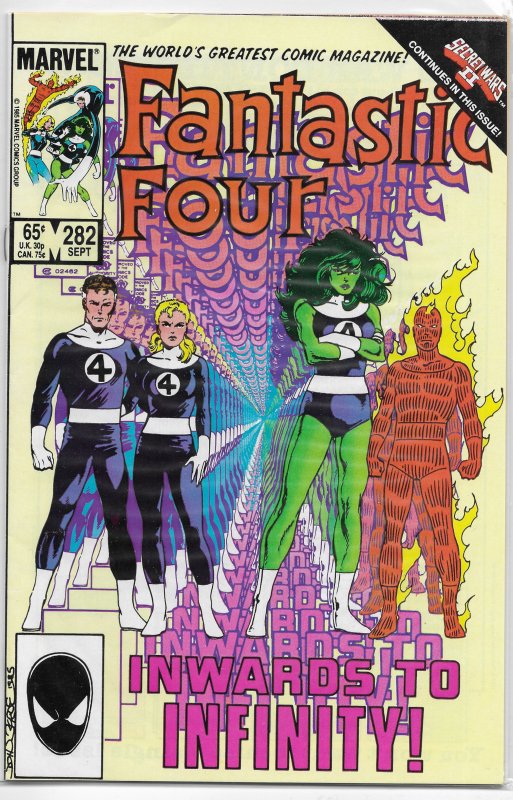 Fantastic Four   vol. 1   #282 FN (Secret Wars II)