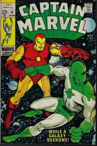 Captain Marvel #14 (Marvel, 1969) F+/VF-