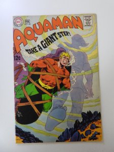 Aquaman #43  (1969) VG+ condition top staple detached from cover