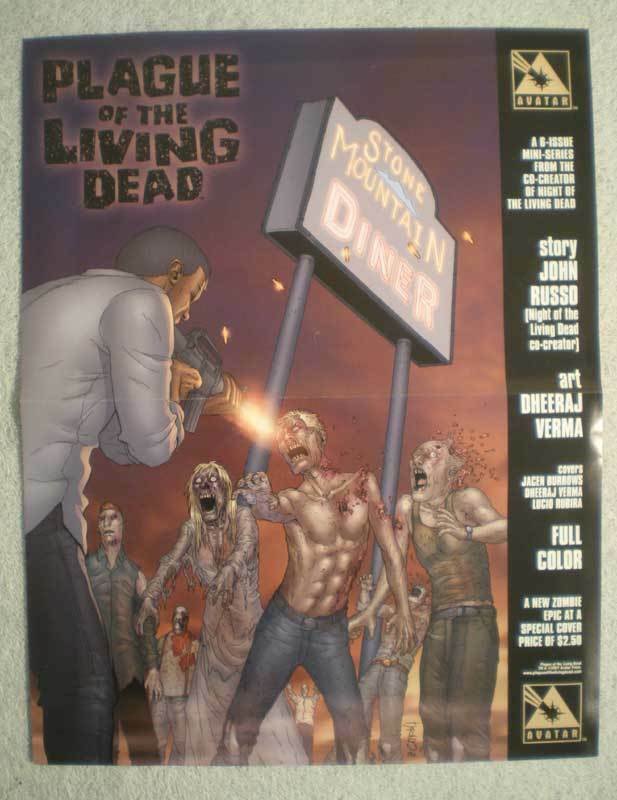 PLAGUE OF THE LIVING DEAD Promo Poster, 2007, Unused, more in our store