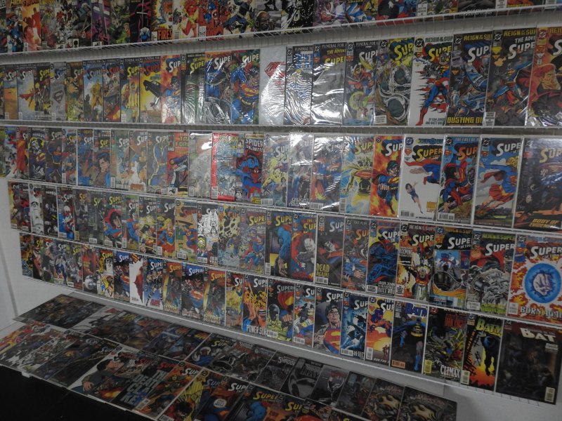 Huge Lot 150+ Comics W/ Superman, Avengers, Spider-Man, +More! Avg FN/VF Cond!