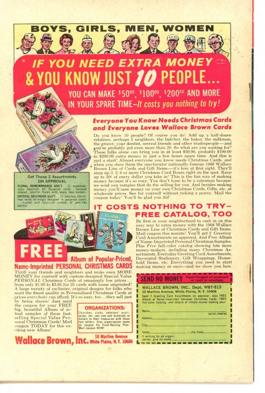 Space Adventures 4  F  1968  Aparo Cover & Art!