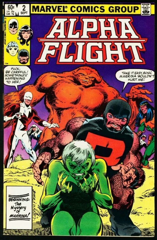 Alpha Flight--#2--1983--COMIC BOOK--Marvel--NM