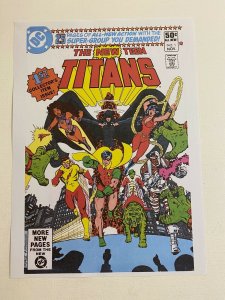 The New Teen Titans #1 DC Comics poster by George Perez