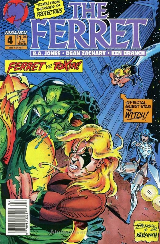 Ferret, The (2nd Series) #4A VF/NM; Malibu | save on shipping - details inside