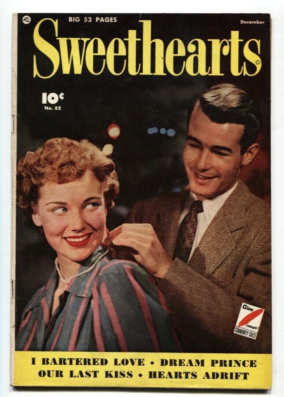 SWEETHEARTS #82 1949-PHOTO COVER-FAWCETT-CAPT MARVEL FN+