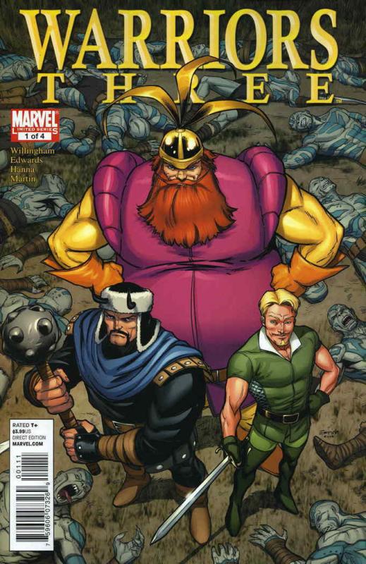 Warriors Three #1 VF/NM; Marvel | save on shipping - details inside