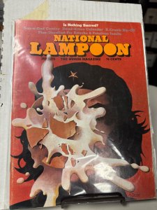 National Lampoon Jan 1972 VG Stock Image