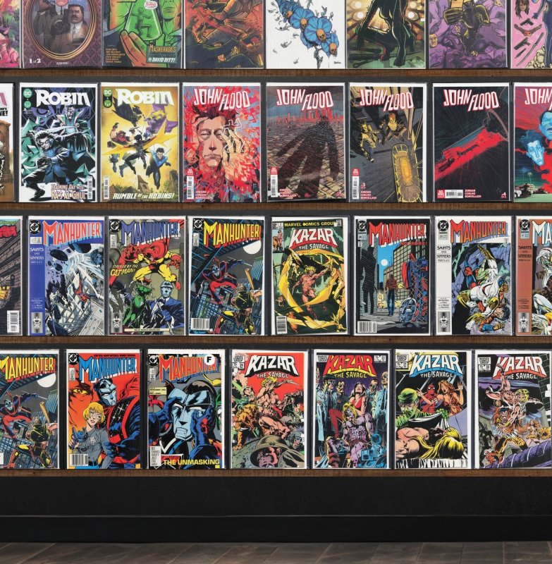Huge Lot 140+ Comics with Manhunter, Little Monsters & More!