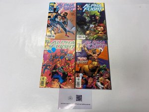 4 Alpha Flight MARVEL comic books #7 8 10 11 91 KM13