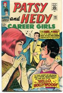 PATSY AND HEDY #105 1966-MARVEL-HOLLYWOOD ISSUE--RARE FN
