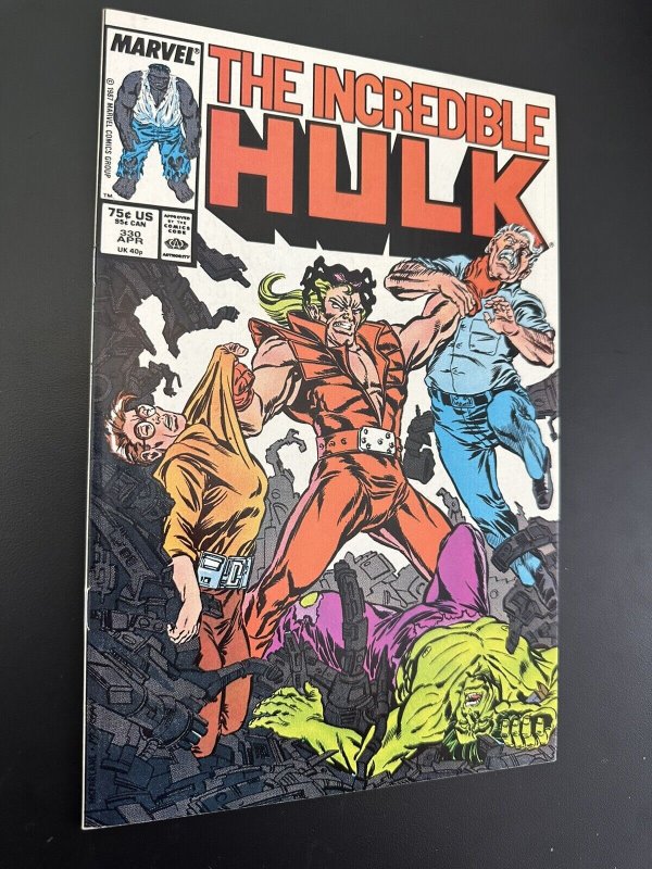 Incredible Hulk #330 VF+ 1st Todd McFarlane on Hulk (Marvel 1987)