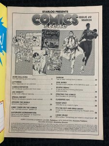 1982 COMICS SCENE Magazine #2 VG+ 4.5 Jack Kirby / John Byrne / Superman III