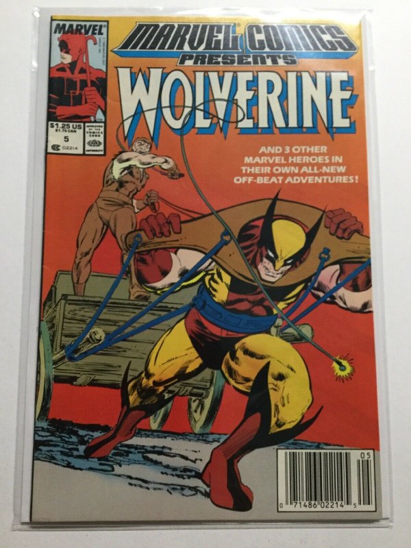 Marvel Comics Presents 5 Near Mint Nm Wolverine Newsstand Edition Marvel