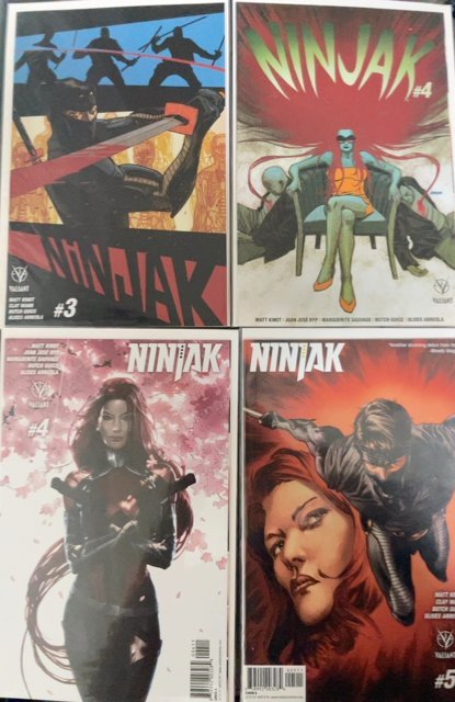 Ninjak #1-14 plus variants  (2015) 35 Issues all High Grade