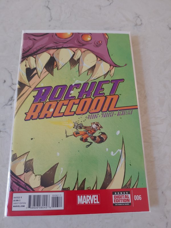 Rocket Raccoon #6  (2015) SKOTTIE YOUNG VARIANT
