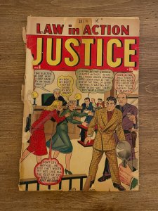 Law In Action Justice # 6 GD- Atlas Pre-Marvel Comic Book  J999