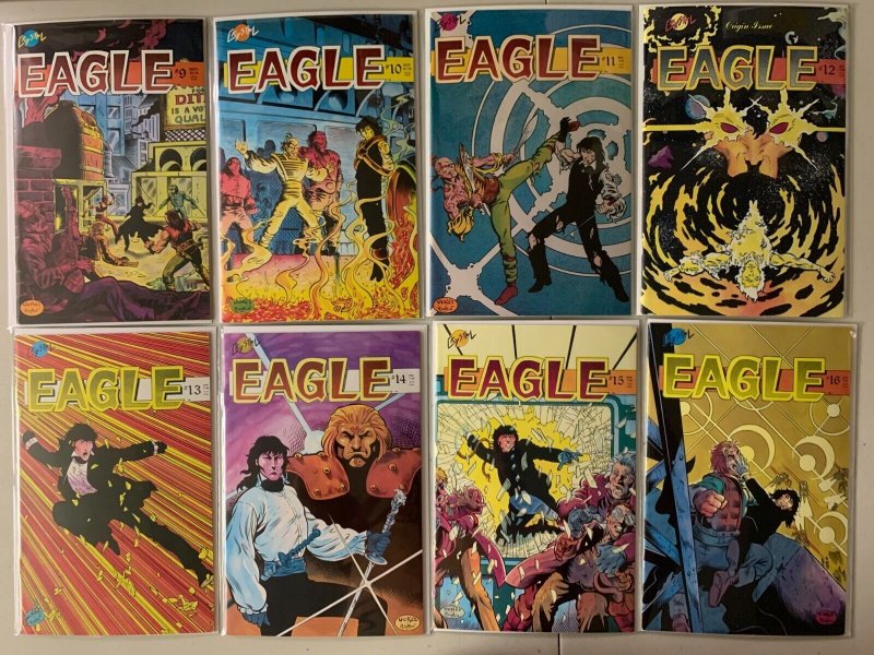 Eagle Crystal/Apple Comics run #1-16 16 diff avg 6.0 (1986-88)