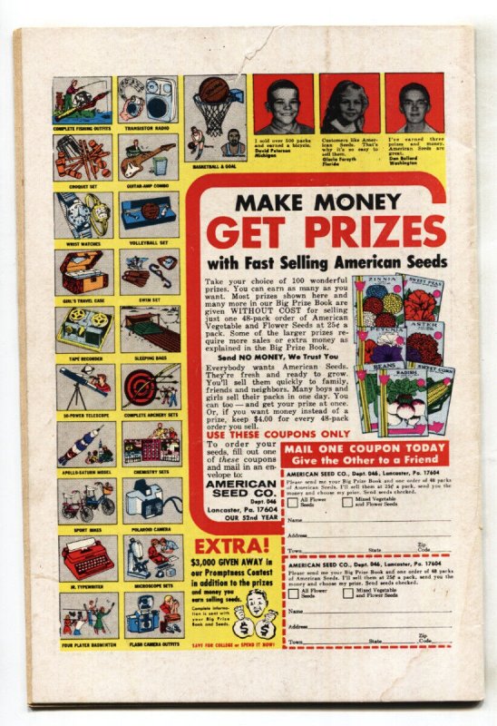 Silver Surfer #16 comic book 1970 Marvel-Mephisto VG