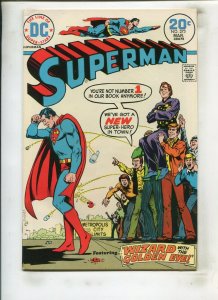 SUPERMAN #273 (8.5) WIZARD WITH THE GOLDEN EYE!! 1974