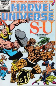 The Official Handbook of the Marvel Universe #11 (1983) Tiger Shark