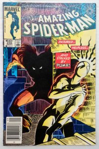 The Amazing Spider-Man #256 NEWSSTAND (FN/VF)(1984) 1ST APP PUMA